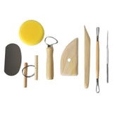 Maxbell 8x Clay Ceramic Sculpting Molding Fining Wire Cutter Scraper Tool Sets