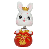 Maxbell Car Dashboard Decoration Resin Figurine Statue for Dinning Room Office Lucky