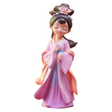 Maxbell Chinese Beauty Statue Table Centerpiece Ornament for Holidays Cafe Bookshelf Diaochan