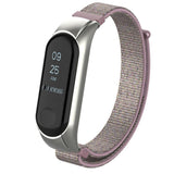 Max Replacement Nylon Watch Strap Watch Band for Xiaomi Mi Band 3 pink