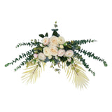 Maxbell Faux Floral Decoration for Photographic Props Engagement Ceremony Yellow