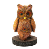 Maxbell Owl Shape Lawn Light Animal Statue Landscape Lamp for Yard Garden Patio Style A