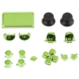 Max Chrome Plating Controller Thumbstick Trigger Buttons for Sony PS4 Pro Green