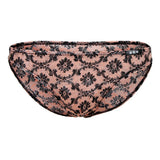 Maxbell Sexy Sheer Floral Lace Panties Stretchy Low Rise Briefs Underwear 2XL Orange