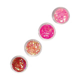 Maxbell 4Pcs Sparkle Sequin Flake Chunky Glitter for Nano Tapes Pedicure Phone Cases Style D