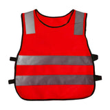 Maxbell Hi Vis Child Safety Reflective Vest Waistcoat Traffic Work Cycling Clothes red