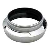 Max Silver For Leica M 39mm 39 mm metal tilted vented Lens Hood Shade