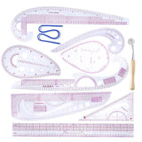 Maxbell 10pcs/Set French Curve Ruler Measure For Sewing Dressmaking Tailor Rulers