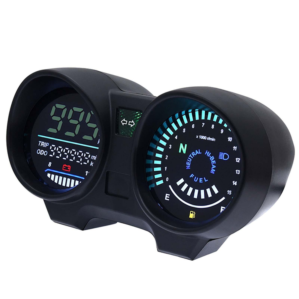Maxbell LED Digital Dashboard Odometer for Brazil Honda Titan150 CG150 Fan150