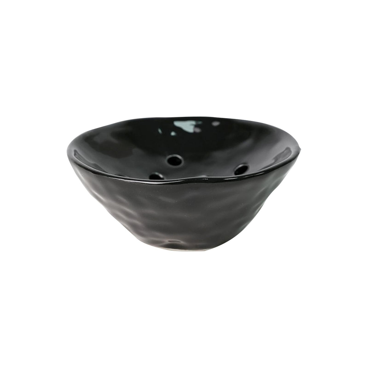 Maxbell Flower Arrangement Bowl Decor Attachments Vase with Holes for Wedding Plants Black