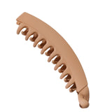 Maxbell Large Hair Claw Clips Matte Frosted Banana Hair Clips Women Girls Hair Clips Frosted Brown