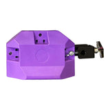 Maxbell Low High Pitched Cow Bell Adjustable Mount Bracket Noisemaker Block Violet