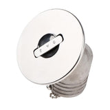 Maxbell Boat Deck Fill / Filler Keyless Cap - 2" (50mm) 316 Stainless Steel Gas