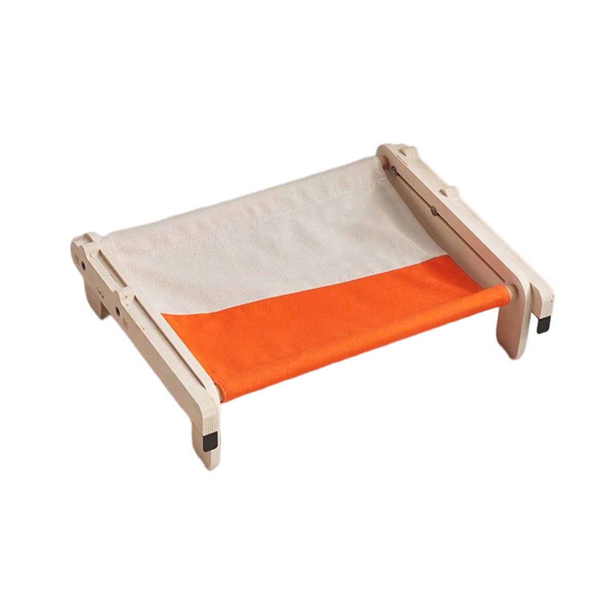 Maxbell Pet Cat Window Perch Lounge Cat Shelf Steady for Indoor Cats Space Saving Orange Gray