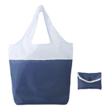 Maxbell Summer Foldable Shopping Bag Handbag Grocery Reusable Women for Ladies Blue