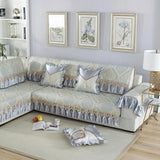 Max Summer Mat Sofa Cover Non-Slip Ice Silk Sofa Cushion Sofa Towel 90 x 120cm