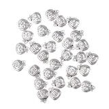 Maxbell 50pcs Pumpkin Shape Pendants Charms Beads Halloween Findings Antique Silver