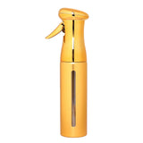 Max 250ml Empty Hairdressing Spray Bottle Fine Water Mister Pump Sprayer Golden