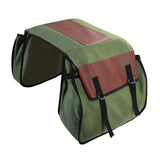 Maxbell MTB Bike Panniers Bag Storage Shoulder Bag for Cycling Mountain Travel green