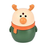 Maxbell Toothpick Box Cartoon deer Shape Portable for Restaurants Dining Table Gifts Green