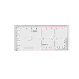 Maxbell Acrylic Geographic Coordinate Ruler with Latitude and for Working styleC
