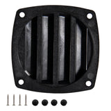 Maxbell Boat Louvered Vent Accessories Air Vent Grill for RV Yacht Marine Black