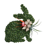 Maxbell 17.7'' Easter Bunny Wreath Front Door Hanging Greenery Wreaths Home Decor