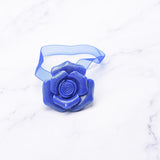 Max ABS Rose Magnetic Curtain Panel Buckles Voile Tiebacks Holdbacks Blue