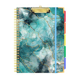 Maxbell Spiral Clipboard Folio with Notepad Clipboard Folder with Storage for Office