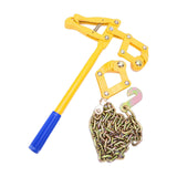 Maxbell Heavy Duty Fence Plain Barbed Wire Strainer with 1.2M Chain for Farm Fencing