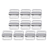 Max 10 Sets BIKINI CLIPS Hook & Snap Metal  Strap Bra Fastener Swimwear 10mm