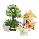 Max 3D DIY Cartoon House Assembling Paper Puzzles Toy for Kids Educational M005