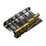 Maxbell 4 String Bass Bridge Tailpiece Fixed Saddles for Bass Accessories