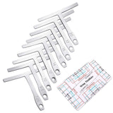 Maxbell Guitar Tools Accessories Silver Repair Set for Bass Guitar Electric Guitar