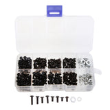 Max 10.9 Grade High Strength Screws M3 Flat & Round Cup Screws Washers Tool Box