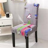 Maxbell Dining Room Chair Cover Seat Protector Banquet Chair Slipcover Bear