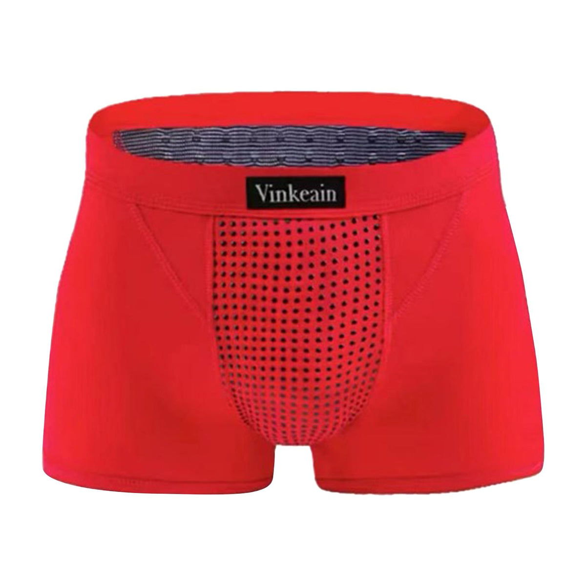 Maxbell Elastic Men Underwear Shorts Briefs for Boys Energetic Underpants L Red