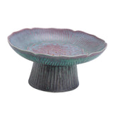 Maxbell Footed Fruit Bowl Drainable Japanese Style Decorative Desktop