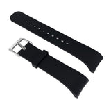 Max Silicone Gel Wrist Band Replacement Strap for Samsung Gear Fit2 Watch Black