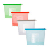 Max Food Fresh Zip Top Bag Freezer Fruit Snack Juice Storage Container 1000ml