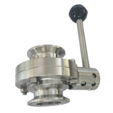Max Tri-Clamp Sanitary Butterfly Valve Stainless Steel 304  25mm