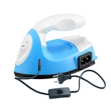 Maxbell Mini Iron Accs Multi Use Mini Heat Press Machine for Shoes T Shirts Blue