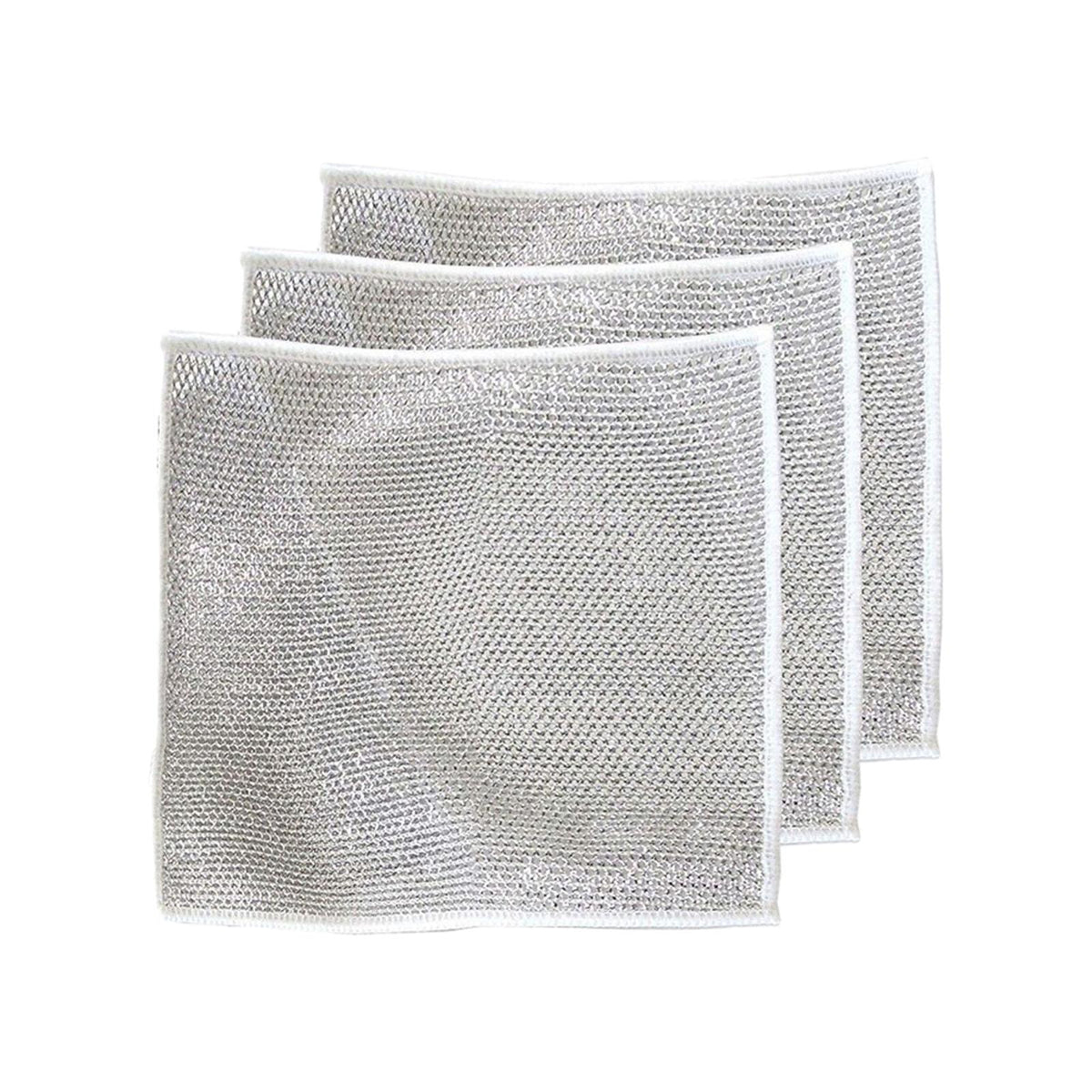 Maxbell 3x Multipurpose Multipurpose Wire Dishcloth Reusable for Pans Pots Stoves Tops