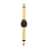 Max 6.35mm 1/4" inch Male to Male Audio Aadpter black