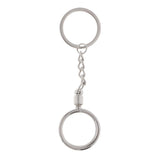 Max Coin keyring Pendant Keychain Commemorative Bitcoin Key Ring 25mm Silver