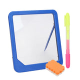 Maxbell Writing Board Handwriting Early Math Educational Toy for Toddler Students blue