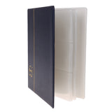 Max Home Decor Leather Paper Money Album 20 sheets Collection Books Blue