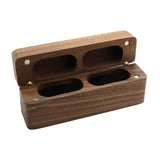 Maxbell Premium Wooden Rings Box Portable Couple Rings Holder for Proposal Ceremony