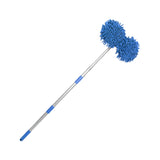 Maxbell Telescoping Car Wash Brush Mop Scratch Free Extendable with Long Handle Light Blue