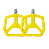 Maxbell Bicycle Pedals Hollow Out Pedals Bike Pedals for Folding Bike BMX City Bikes Yellow